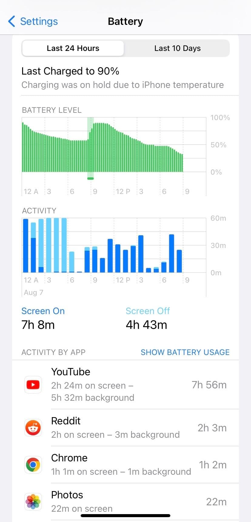 , Πώς να δείτε ποιες εφαρμογές εξαντλούν περισσότερο την μπαταρία του τηλεφώνου σας, TechWar.gr