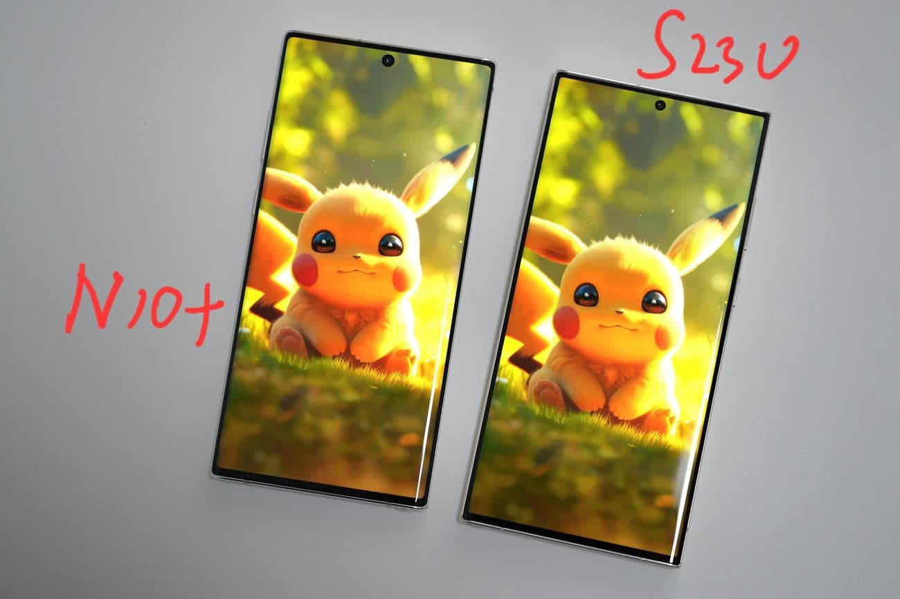 Σχεδίαση οθόνης Galaxy Note 10 Plus έναντι Galaxy S23 Ultra - Οι εικόνες iPhone 11 Pro έναντι 15 Pro και Note10+ έναντι S23 Ultra υποδεικνύουν ότι μια εταιρεία κοιμάται στο σχεδιασμό