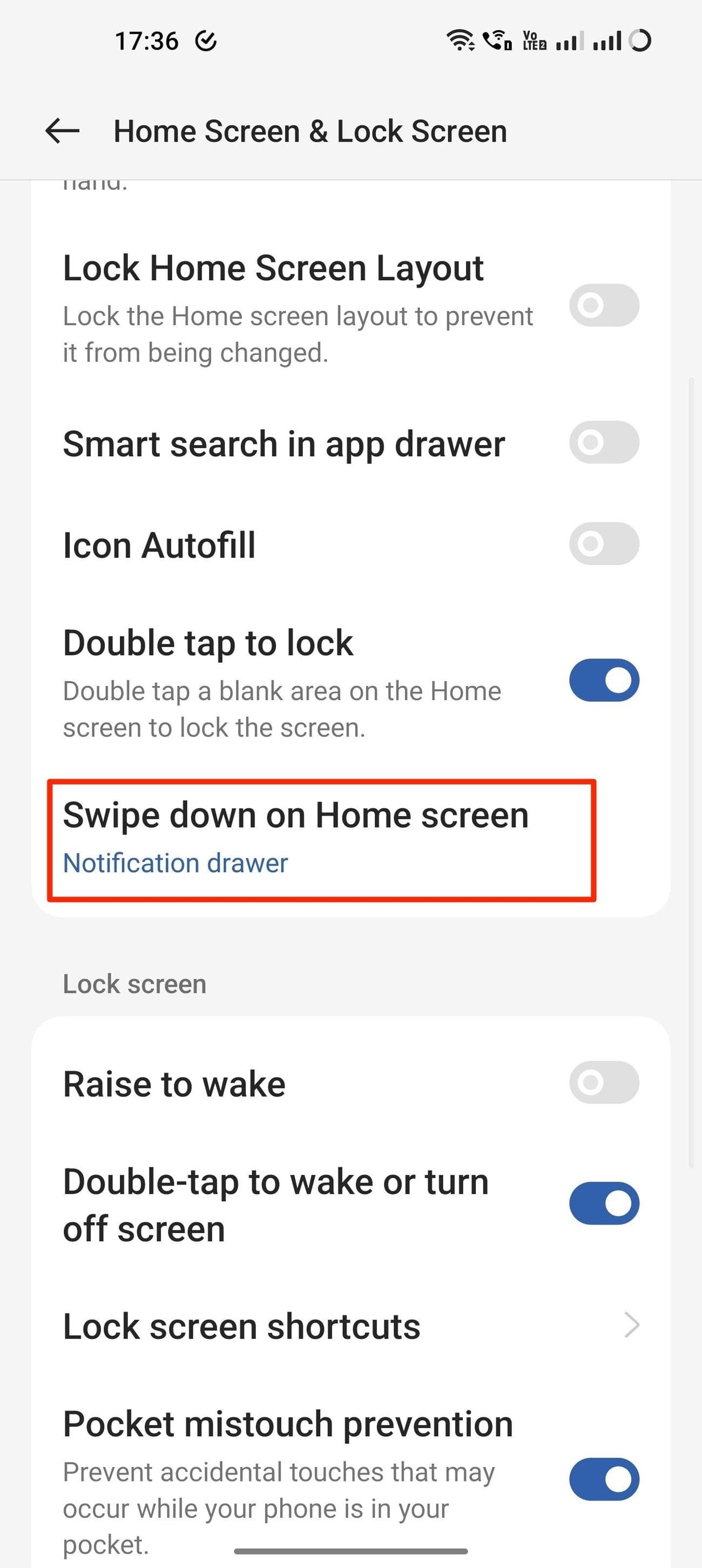 Ενέργεια κίνησης ολίσθησης προς τα κάτω OnePlus 11 OxygenOS 13