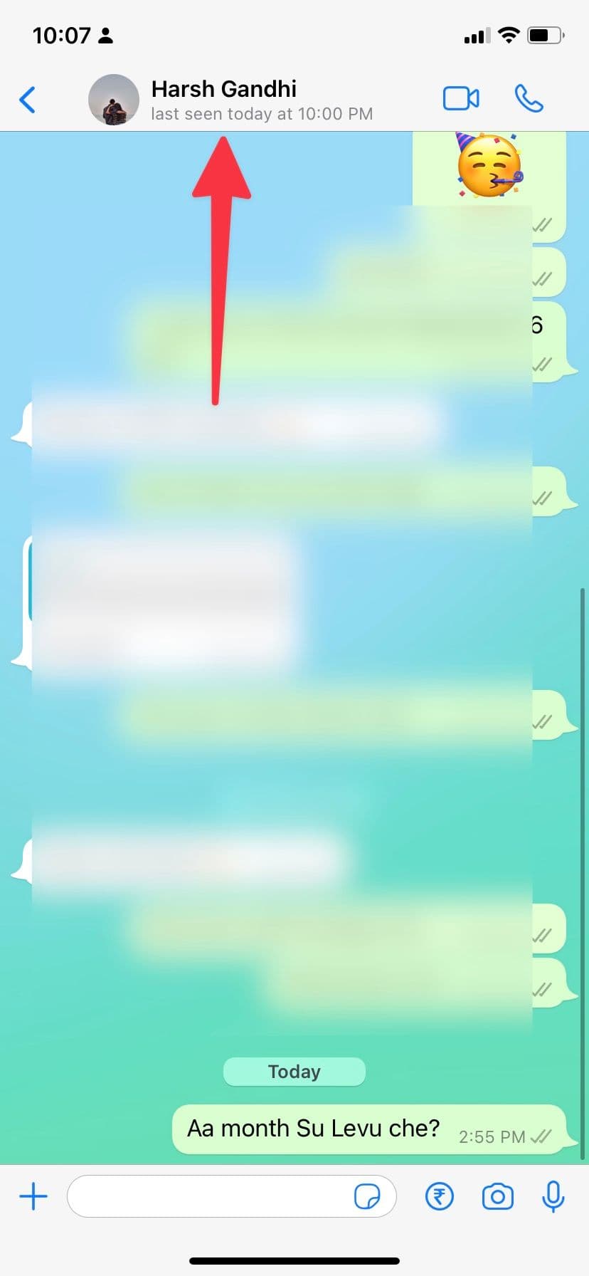 Στοιχεία επικοινωνίας WhatsApp στο WhatsApp για iPhone