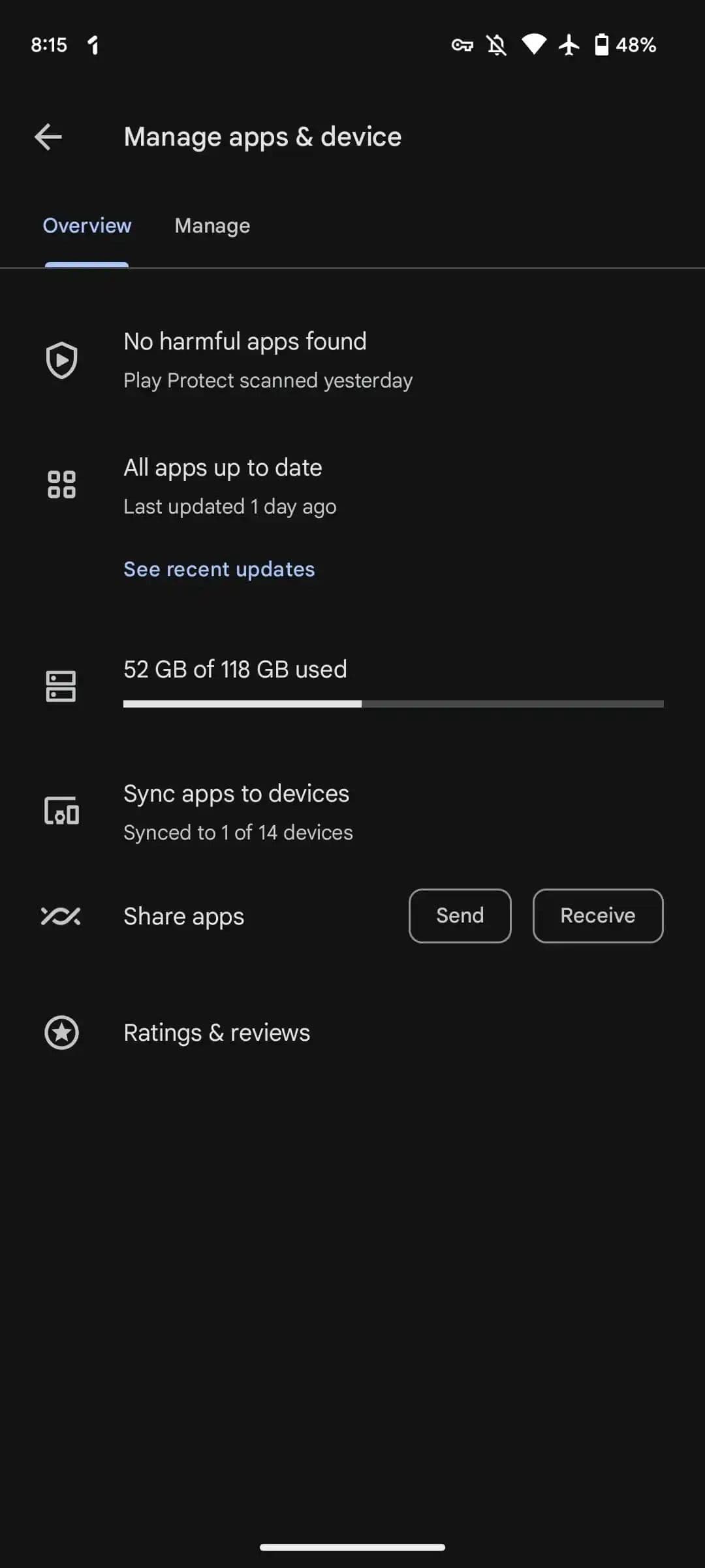 , Το Google Play Store δοκιμάζει μια πιο τολμηρή έκδοση του μαύρου για το σκοτεινό του θέμα, TechWar.gr
