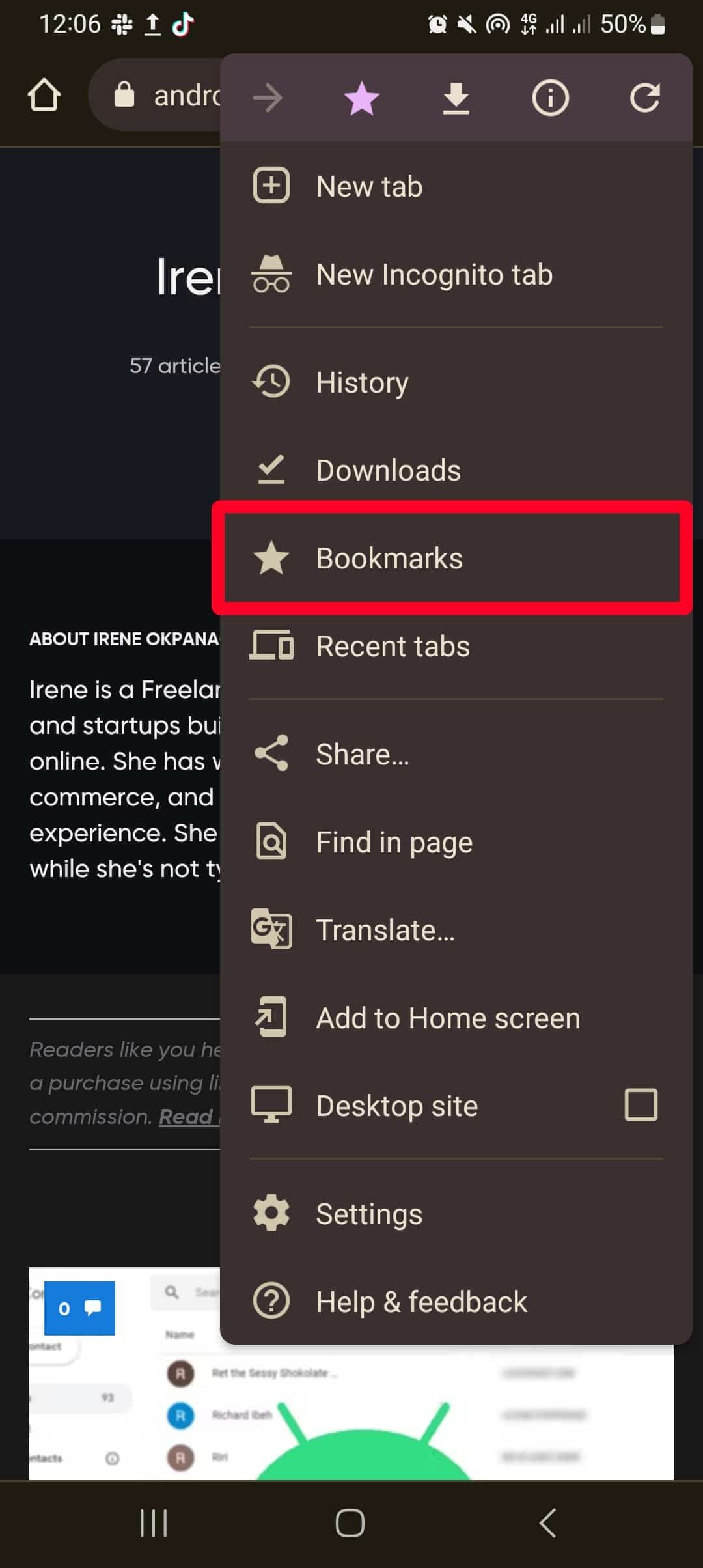 , Πώς να προσθέσετε σελιδοδείκτες σε όλες τις καρτέλες του Chrome στο Android, TechWar.gr