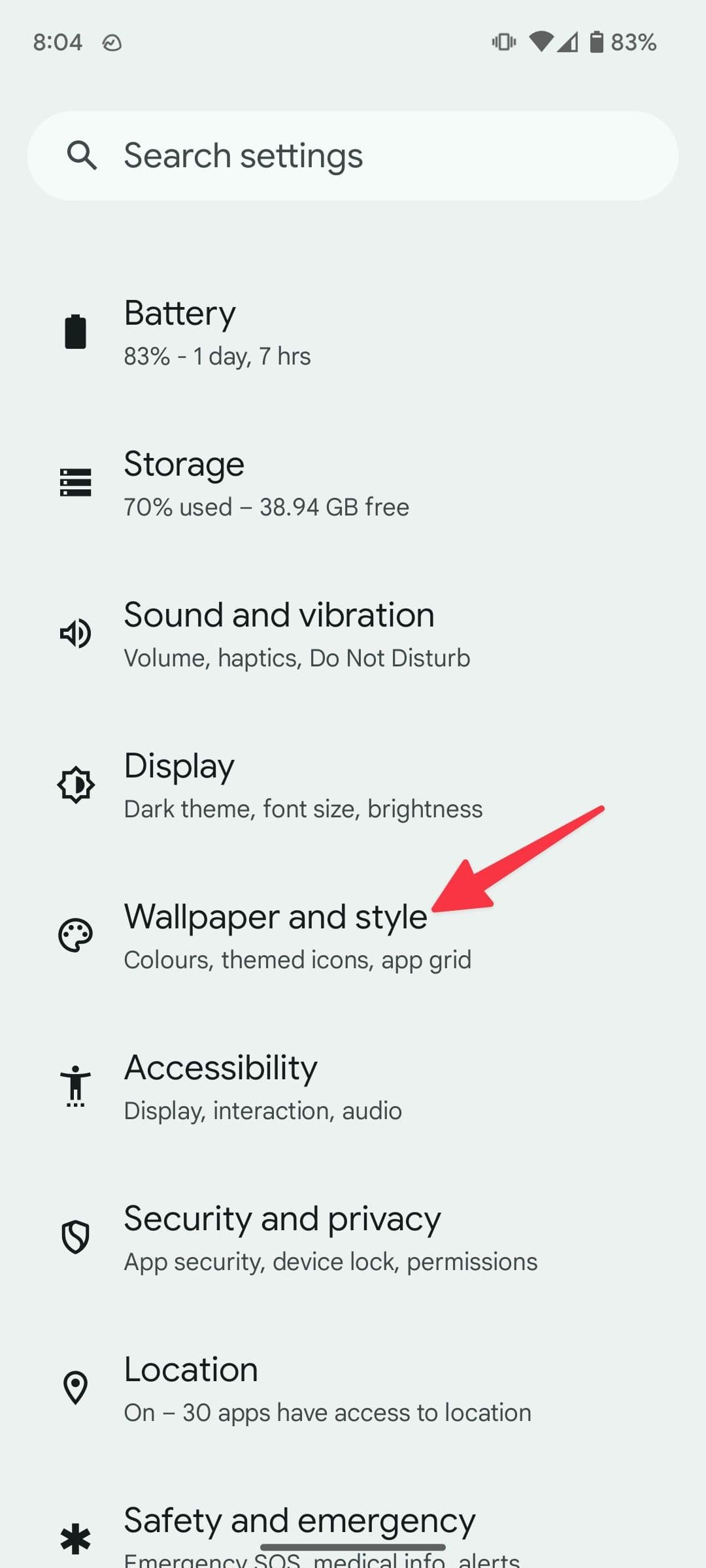 ταπετσαρία και στυλ στο Pixel