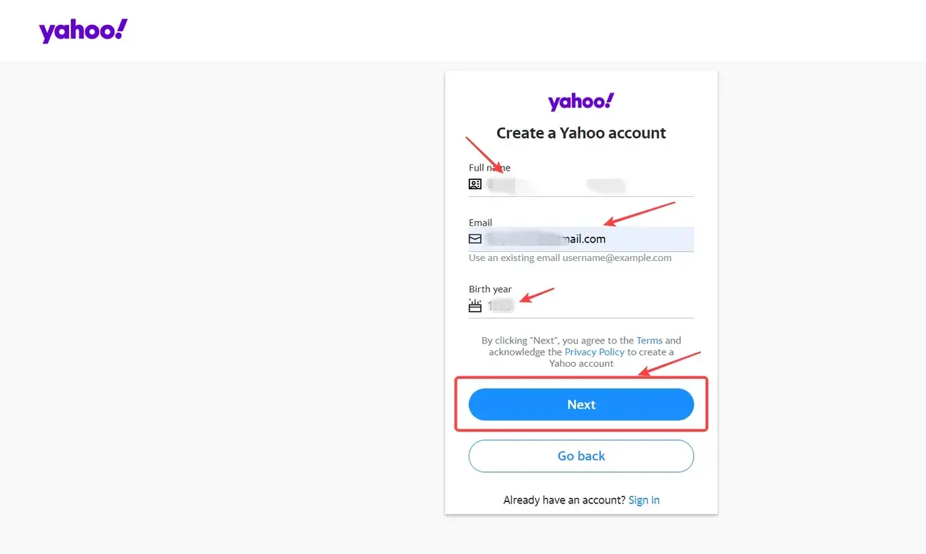 , Πώς να δημιουργήσετε έναν λογαριασμό email Yahoo χωρίς αριθμό τηλεφώνου;, TechWar.gr