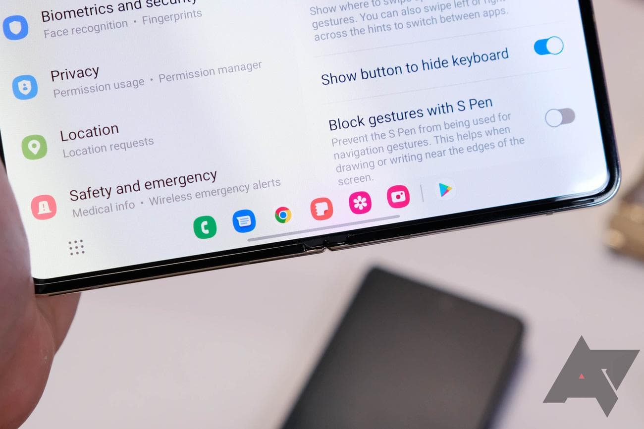 z-fold-4-fold4 γραμμή εργασιών-χειρονομίες