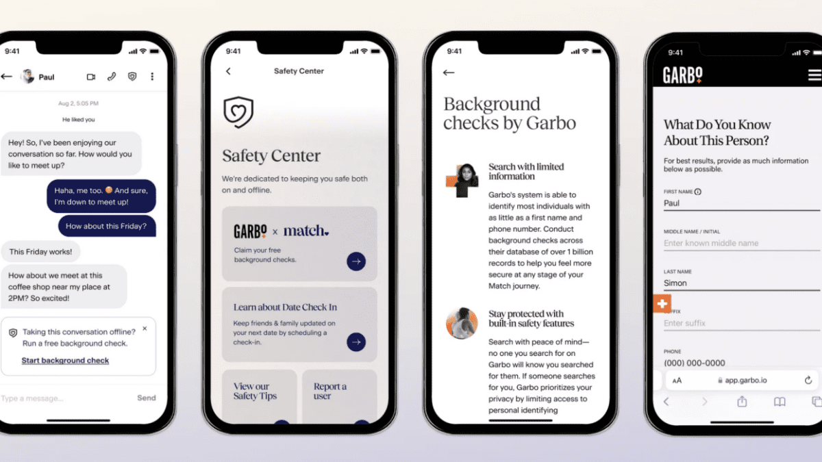Η Garbo, συνεργάτης του Tinder για έλεγχο ιστορικού, τερμάτισε τη σχέση
