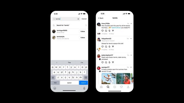 Η αναζήτηση έρχεται επιτέλους στο Threads, αλλά δεν θα μπορείτε να χρησιμοποιήσετε hashtags
