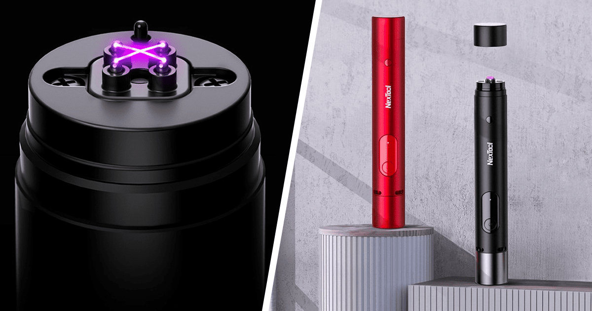 Η επωνυμία Nextool διαθέτει ένα υπέροχο gadget για αυτοάμυνα: ένα πιστόλι αναισθητοποίησης και ένα φως σε ένα μόνο με 27 €
