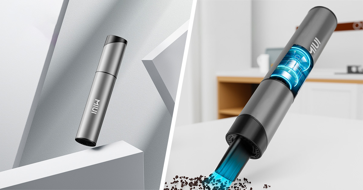 Η μάρκα συσκευών MIUI από το οικοσύστημα Xiaomi διαθέτει μια πραγματικά φθηνή μίνι ηλεκτρική σκούπα χειρός μόνο με 16 €
