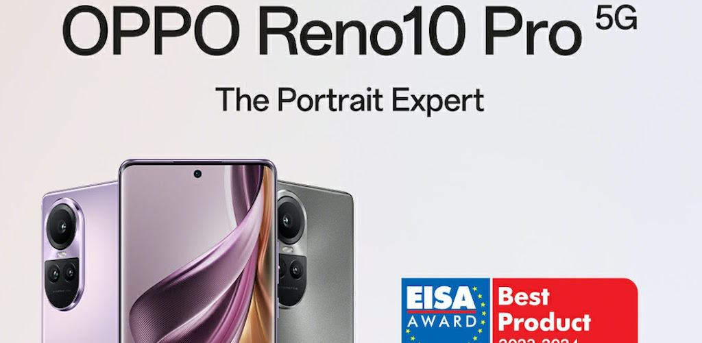 Το OPPO Reno10 Pro κερδίζει το “CONSUMER SMARTPHONE 2023-2024” AWARD της EISA