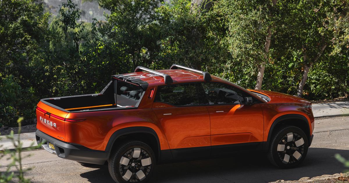 Το Pisker's Alaska EV pickup έχει παράλογες θήκες για καουμπόικα καπέλα
