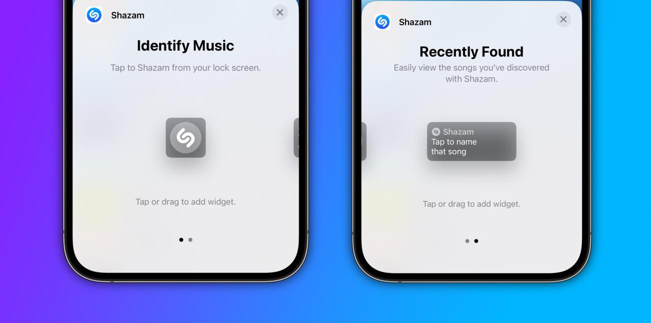 Το Shazam προσθέτει υποστήριξη widget Lock Screen πριν από την κυκλοφορία του iOS 17
