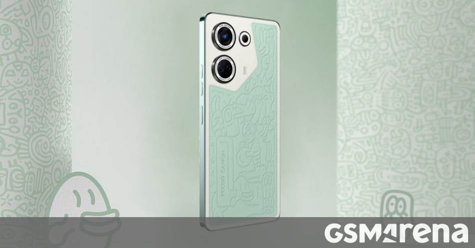 Το Tecno Camon 20 αποκτά μια funky Art Edition Avocado
