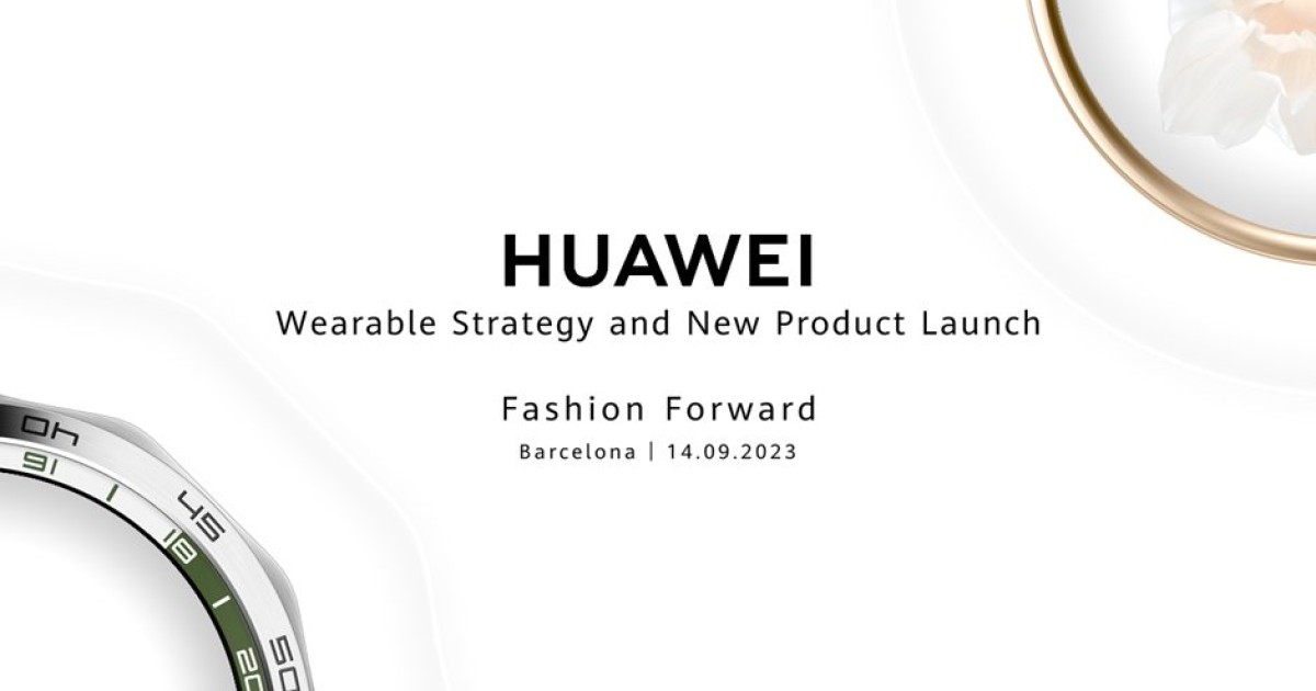 Νέα wearables από τη Huawei; Περισσότερα στις 14 Σεπτεμβρίου στη Βαρκελώνη!
