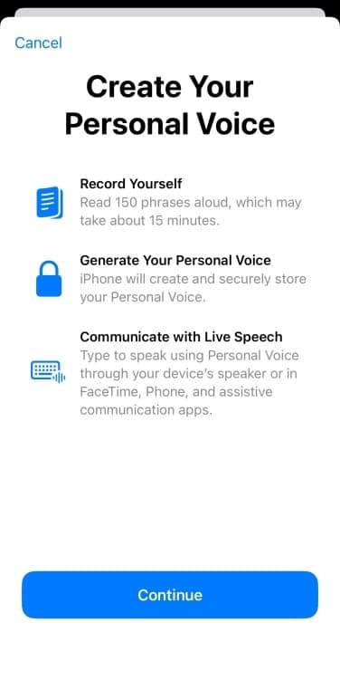 Πληροφορίες και οδηγίες για τη δημιουργία Προσωπικής Φωνής