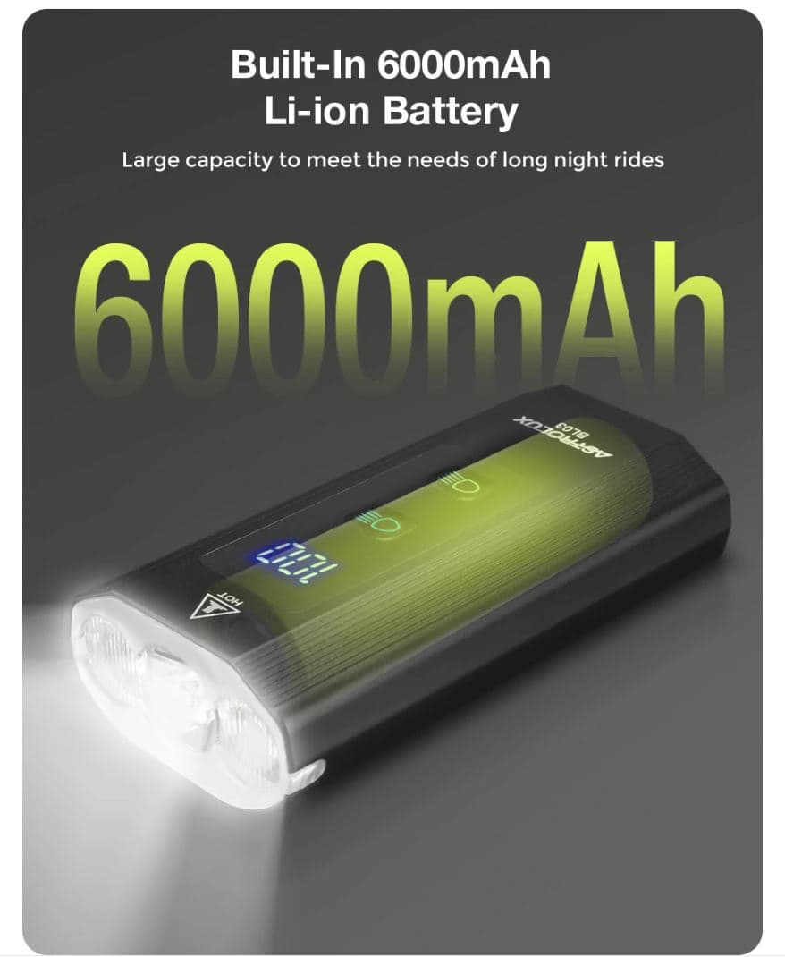 , [#Ιστορικό_Χαμηλό] Astrolux BL03: Φακός ποδηλάτου 1200lm με ακτίνα 300m και μπαταρία 6000mAh με λειτουργία Powerbank στα 18.7€!!, TechWar.gr