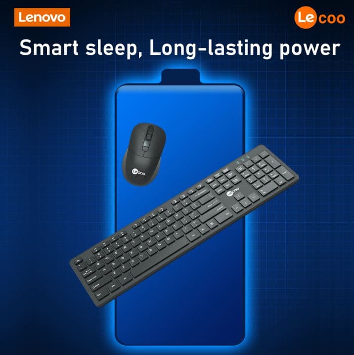 , [ΟΡΜΑΤΕ] Lecoo KW201 Σετάκι από ασύρματο Πληκτρολόγιο (full keyboard 104 πλήκτρων) και Mouse με μόλις 16.5€!, TechWar.gr