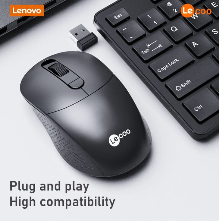 , [ΟΡΜΑΤΕ] Lecoo KW201 Σετάκι από ασύρματο Πληκτρολόγιο (full keyboard 104 πλήκτρων) και Mouse με μόλις 16.5€!, TechWar.gr