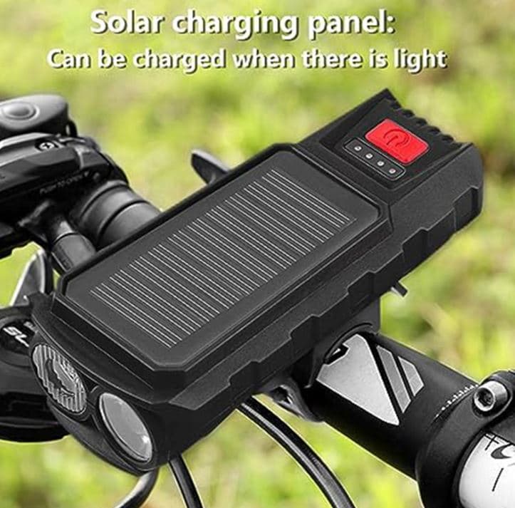 , [ΜΠΟΜΠΑΑΑ] Φως και κόρνα για το ποδήλατό σας με ηλιακό πάνελ για φόρτιση στα 9.2€!!, TechWar.gr