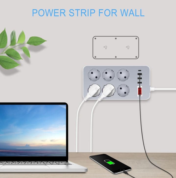 , [ΣΟΥΠΕΡ ΤΙΜΗ] Εξαιρετικό πολύπριζο με 6 θέσεις σουκο, 3 USB και 1 Type-C στα 11€!, TechWar.gr