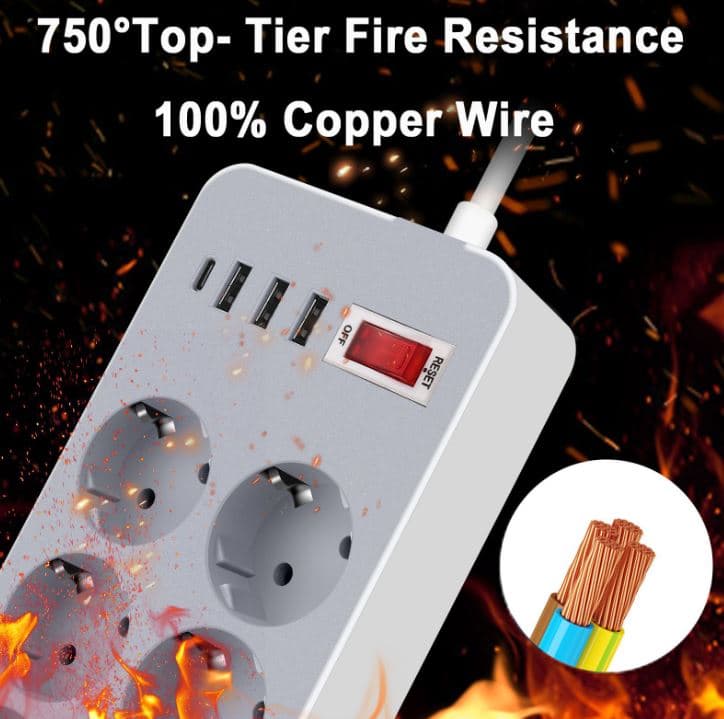 , [ΣΟΥΠΕΡ ΤΙΜΗ] Εξαιρετικό πολύπριζο με 6 θέσεις σουκο, 3 USB και 1 Type-C στα 11€!, TechWar.gr