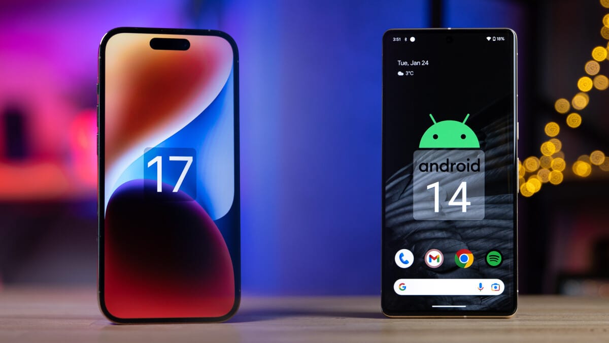 iOS 17 vs Android 14