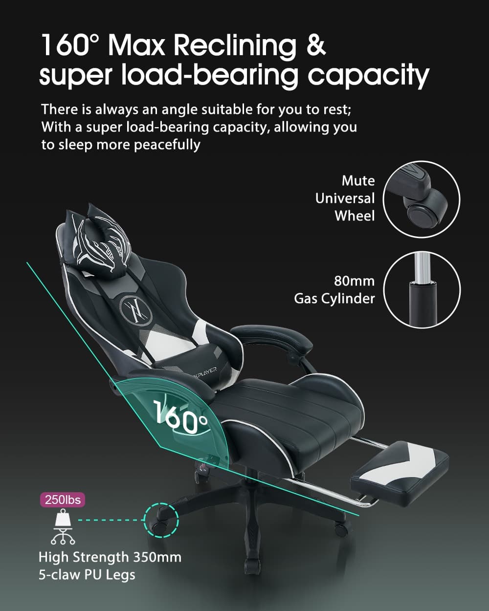 , [#Ιστορικό_Χαμηλό] NICK NK01 : Άνετη, Gaming καρέκλα με ανάκλιση 160° και υποπόδιο στα 106.9€ από Τσεχία, TechWar.gr