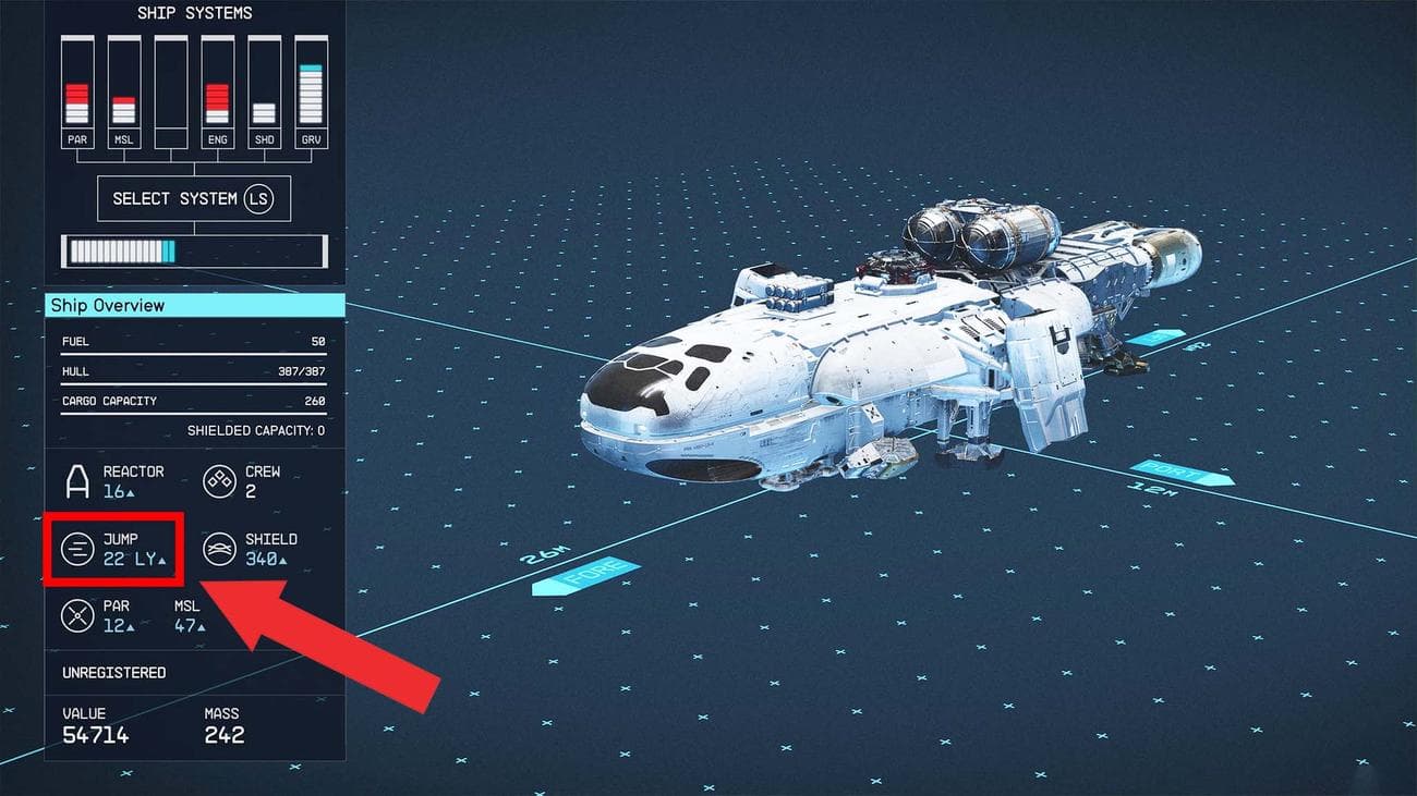 , Starfield: Πώς να αποκτήσετε ένα πλοίο με εμβέλεια Grav Jump 21LY, TechWar.gr