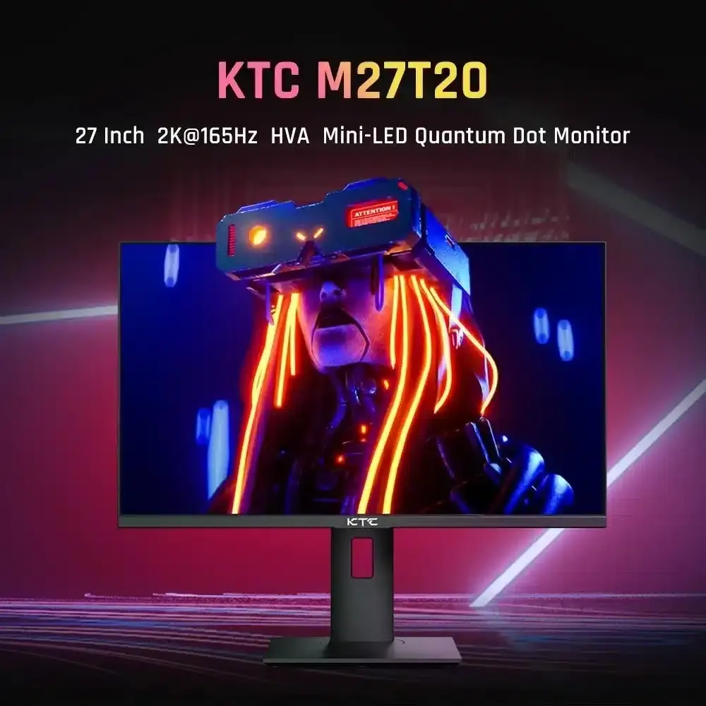 [#Ιστορικό_Χαμηλό] KTC M27T20 : Εντυπωσιακό Mini LED Monitor , 27" με QHD ανάλυση και ρυθμό ανανέωσης 165Hz και ενσωματωμένα ηχεία!