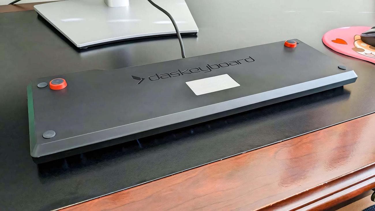 Das Keyboard 6 Professional ανάποδα.