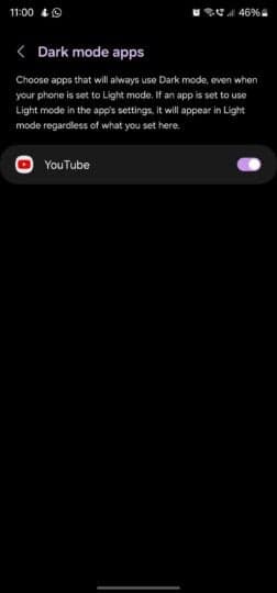 , Η Samsung σάς επιτρέπει να αναγκάσετε τις εφαρμογές να παραμείνουν σε σκοτεινή λειτουργία με το One UI 6.0, TechWar.gr
