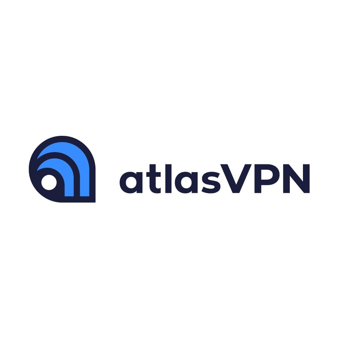 atlas vpn logo on a white background
