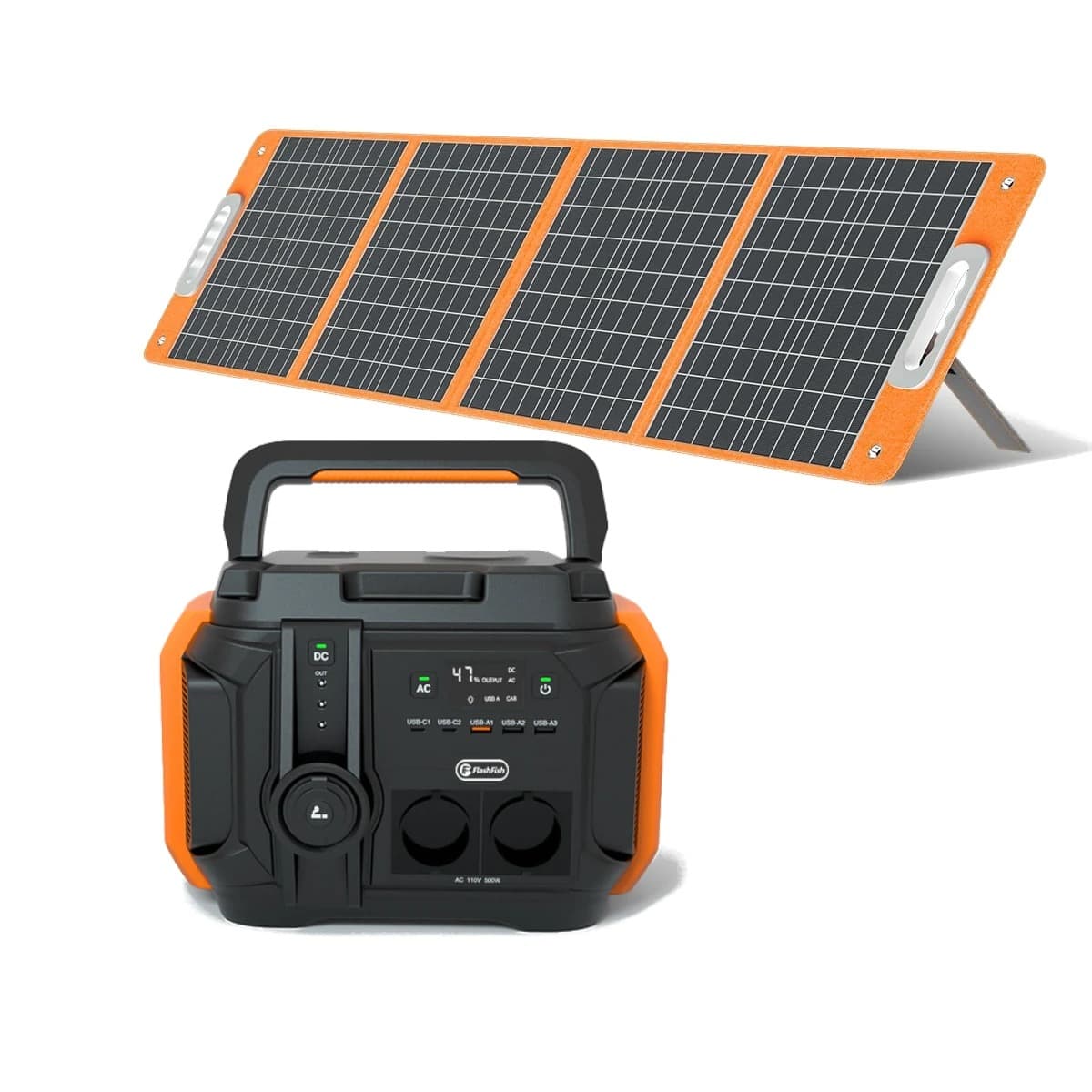 [Απίστευτη τιμή] Power Station FlashFish A601 με παροχή 600W ΚΑΙ Solar Panel 100W με 110.7€!!