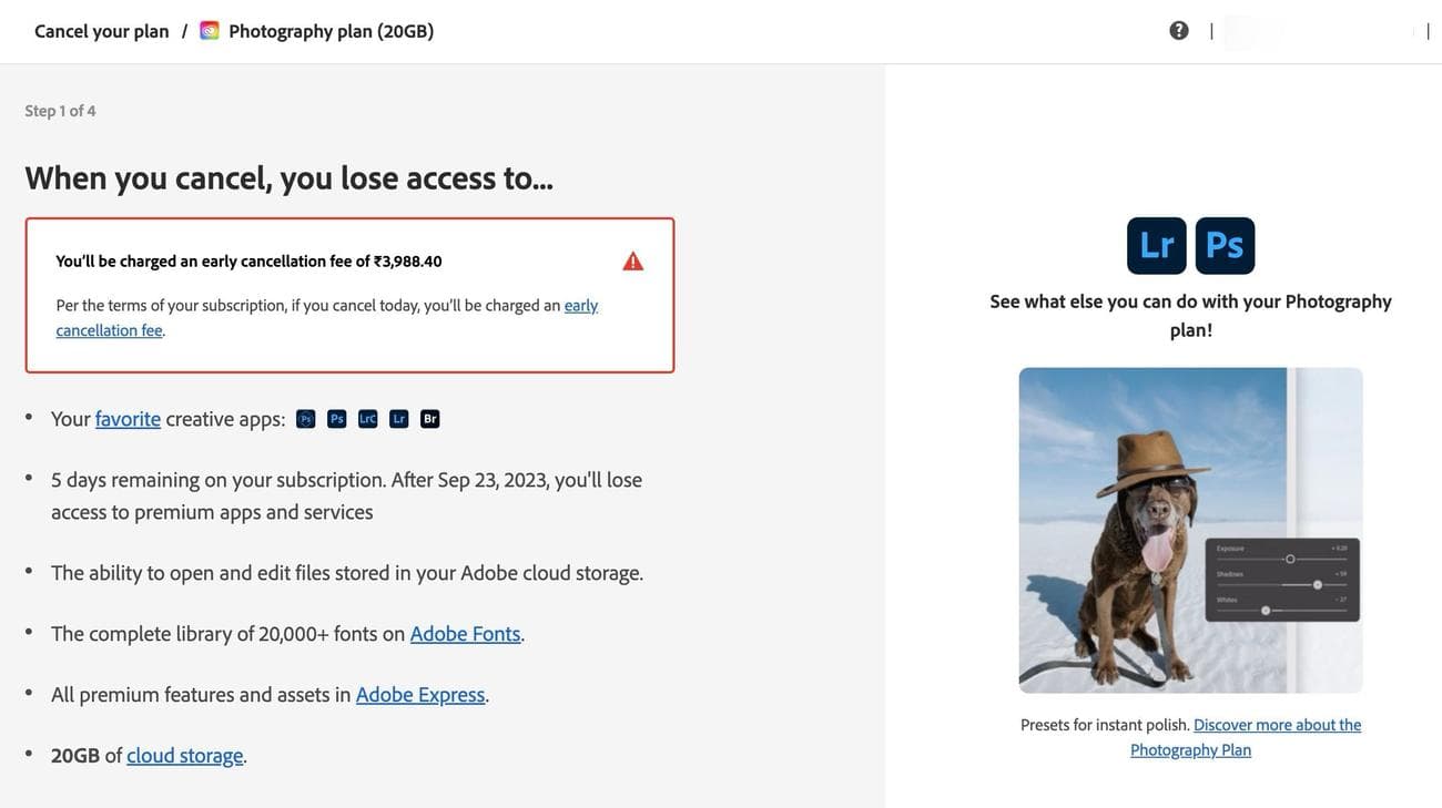Η adobe χάνει την πρόσβαση σε εφαρμογές και υπηρεσίες