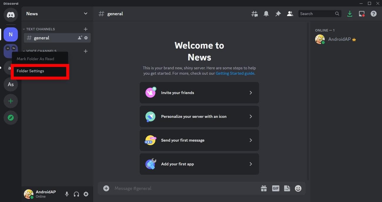 , Πώς να δημιουργήσετε φακέλους διακομιστή στο Discord, TechWar.gr