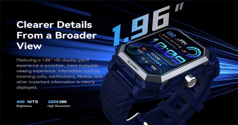 Rogbid Tank S3 : Ανθεκτικό, τετράγωνο και .. άσχημο, με οθόνη 1.96" και πιστοποιήσεις IP69/MIL-STD 810 στα 35.2€!