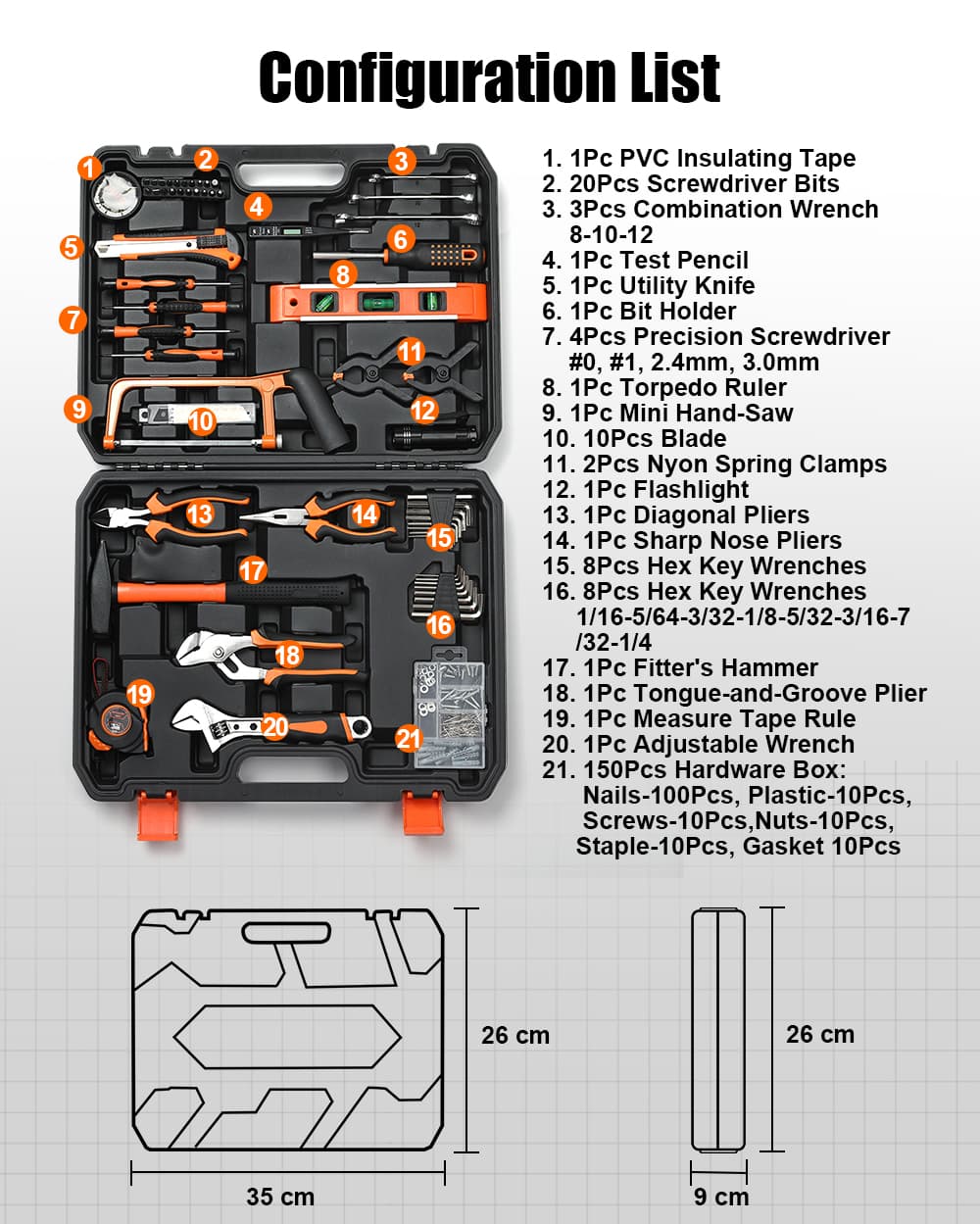 , Topshak TS-CH1 : Εργαλειοθήκη 218 τεμαχίων με 34.8€ τελική τιμή!, TechWar.gr