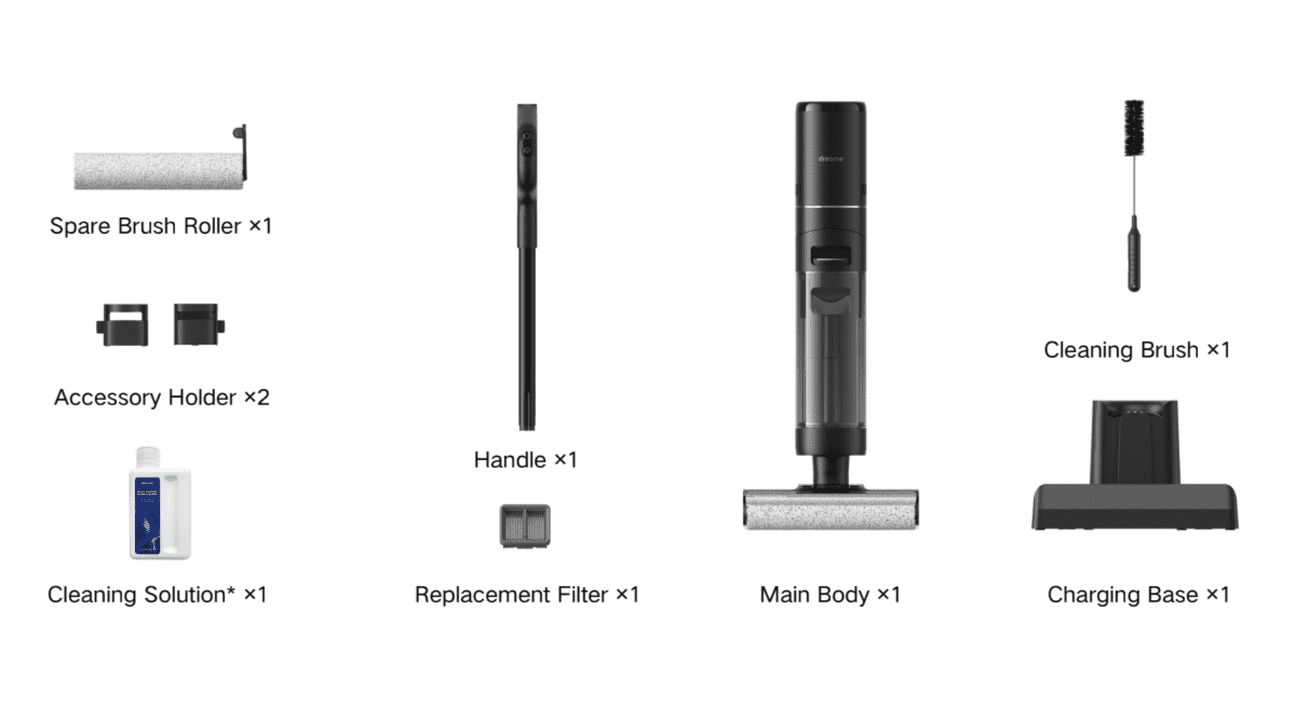 Dreame h12 pro υγρή και στεγνή ηλεκτρική σκούπα