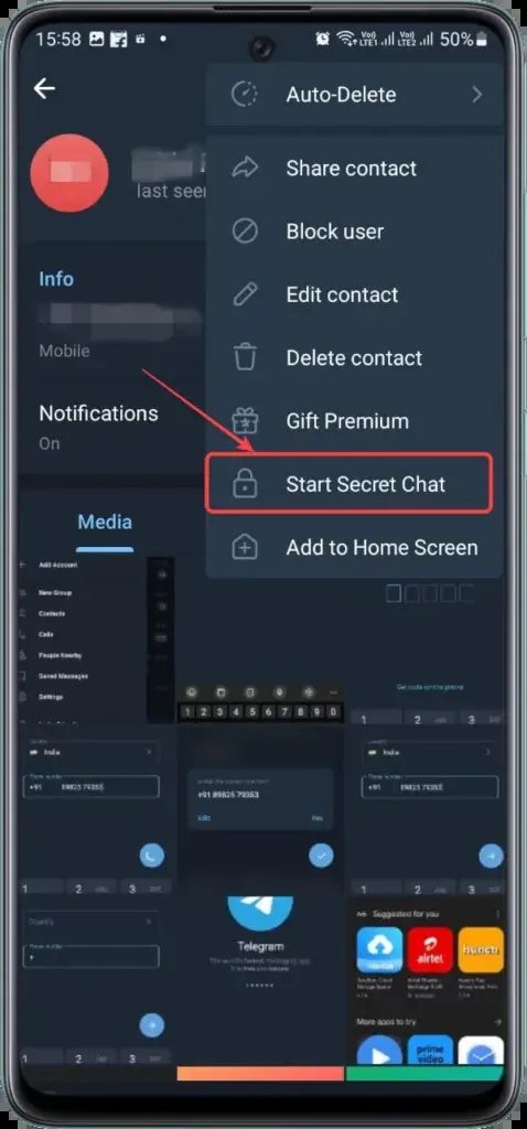 , Πώς να στείλετε μια φωτογραφία μίας προβολής στο Telegram;, TechWar.gr