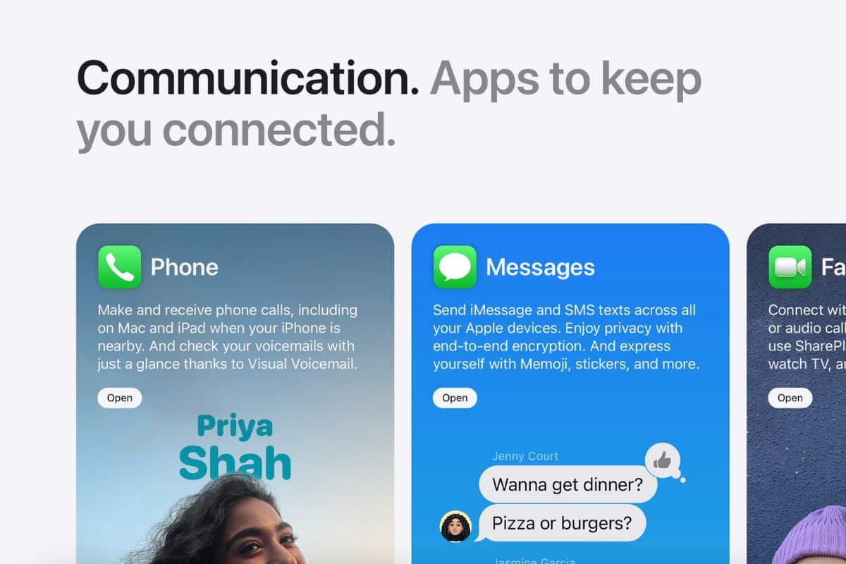 Η Apple παρουσιάζει τη νέα ιστοσελίδα «Εφαρμογές από την Apple».
