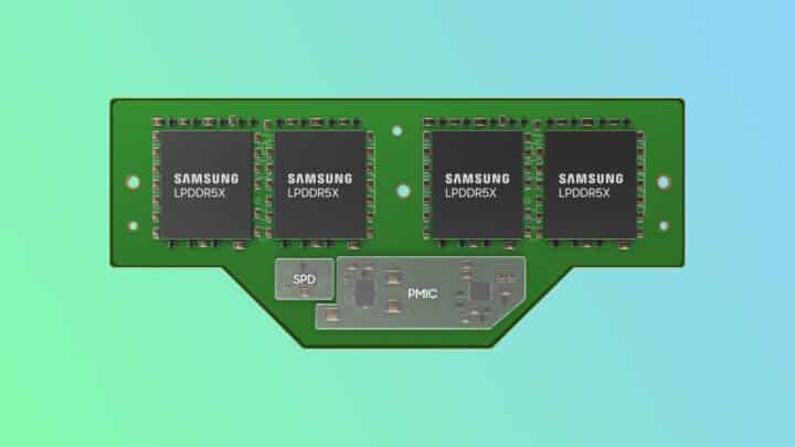 Samsung LPCAMM LPDDR5X DRAM Module