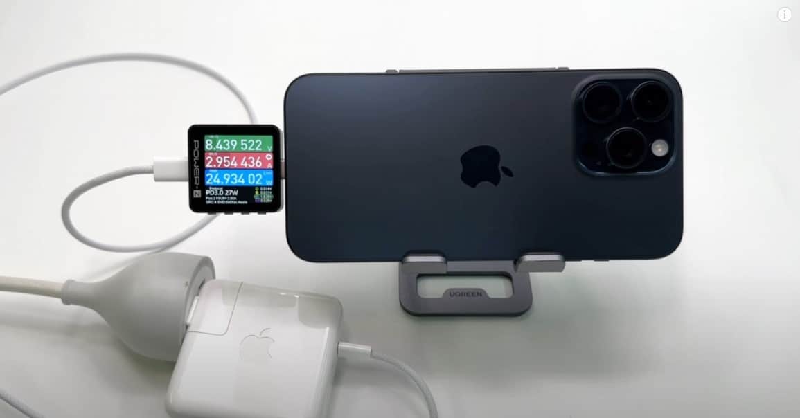 iPhone 15 Pro Max charging speeds unchanged from the iPhone 14 Pro Max