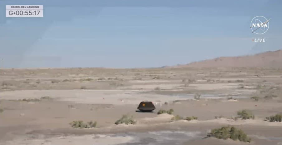 Προσγειώθηκε επιτυχώς το «Osiris Rex» της NASA με δείγματα από τον αστεροειδή Bennu: Καρέ – καρέ η επιστροφή…