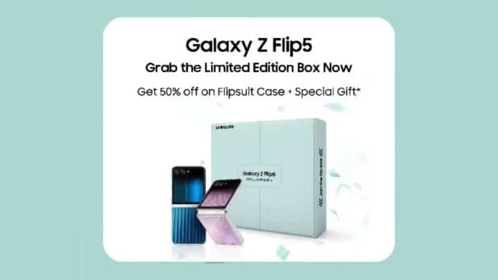 Samsung Galaxy Z Flip 5 Limited Edition Box