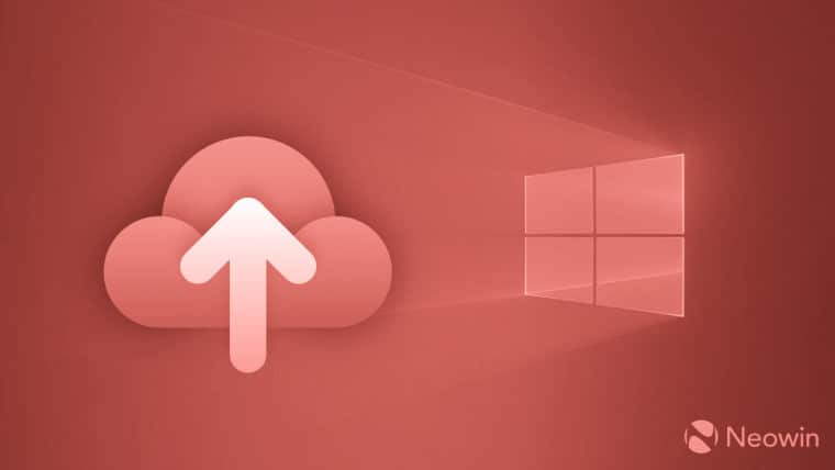 windows backup app in red indicating bug
