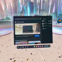 Meta OS UI - Meta Quest 3 review