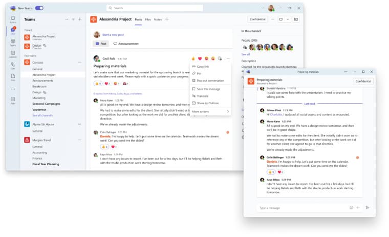 ομάδες της microsoft