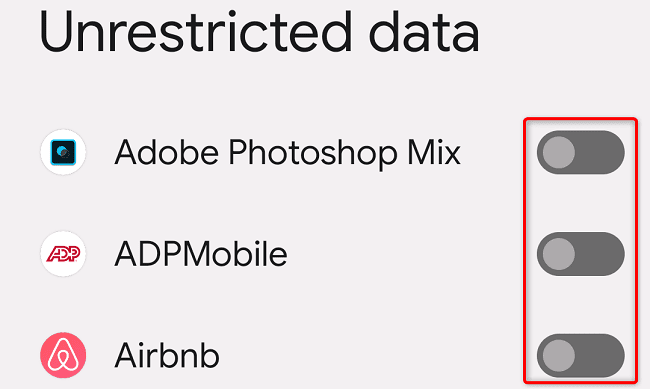 Επιλέξτε εφαρμογές που μπορούν να χρησιμοποιήσουν τα δεδομένα του τηλεφώνου Pixel.