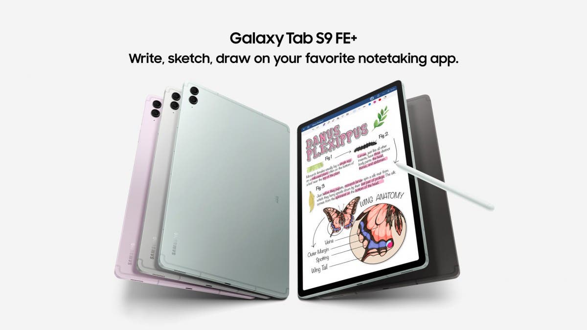 Galaxy Tab S9 FE / FE+: ντεμπούτο με 90Hz οθόνη, IP68 και S Pen
