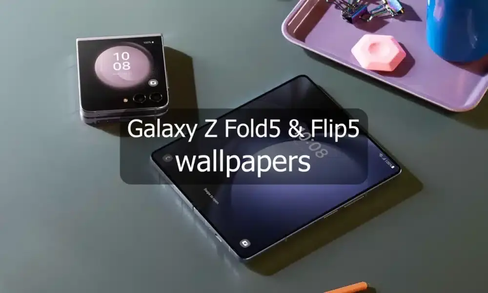 Galaxy Z Fold5 and Flip 5 wallpaper